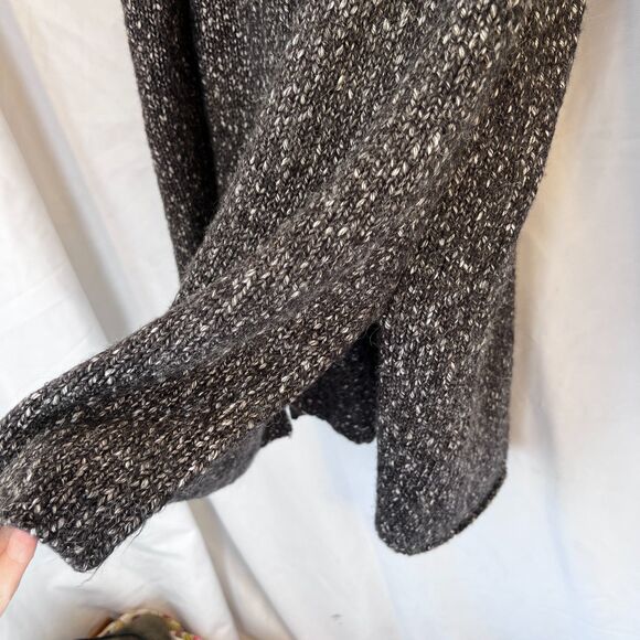 GAP Soft Cable Knit Tunic Longline Legging Sweater Side Slits Size Large Neutral - Picture 5 of 9